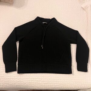 LOFT Black Cowl Neck Sweatshirt